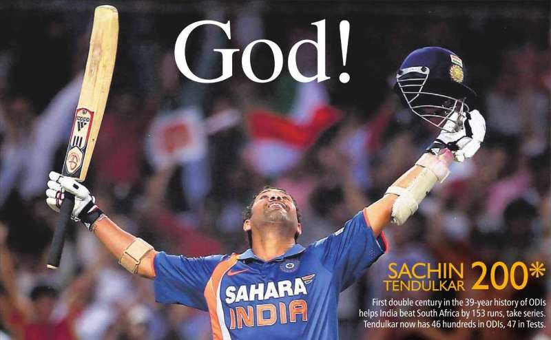 Sachin Tendulkar 200 Not Out Against South Africa At Gwalior