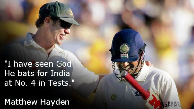 Sachin Tendulkar Playing At Number 4