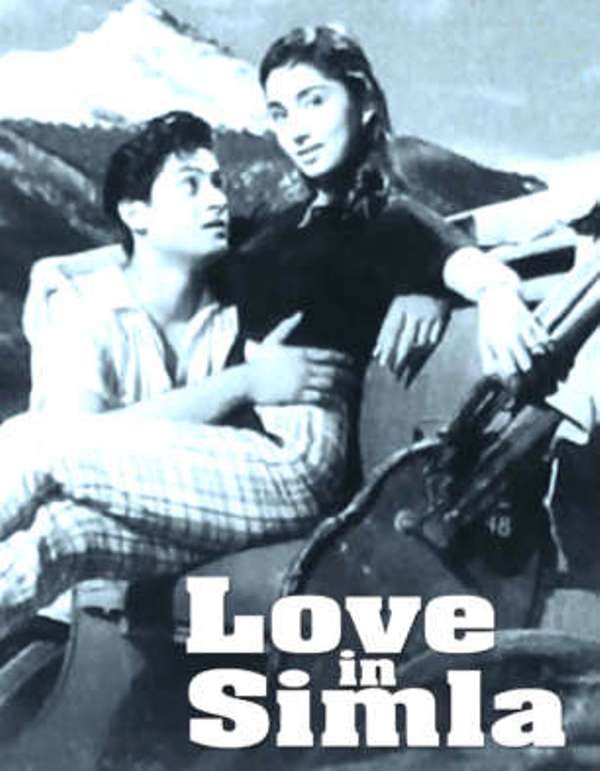 Sadhana in the movie Love in Simla