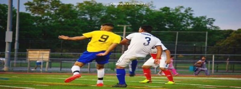 Sagar Satija Playing Soccer