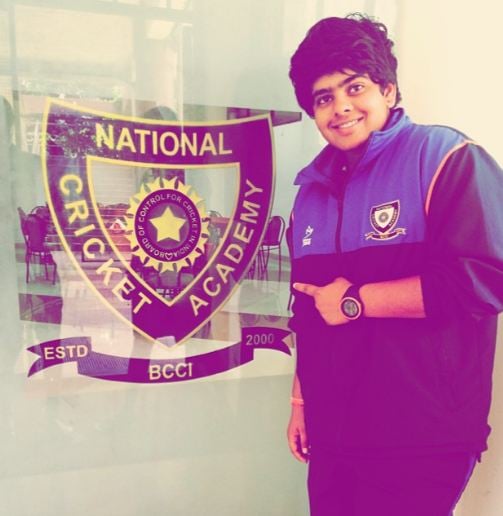 Sahana Pawar at National Cricket Academy