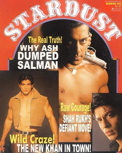 Sahil Khan featured on Stardust Magazine