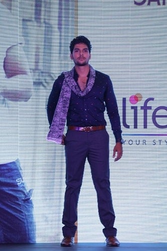 Sai Ketan Rao walking the ramp