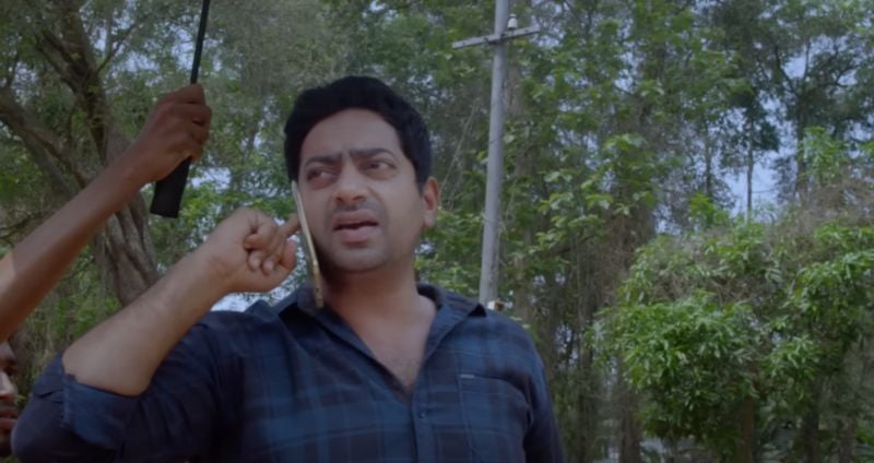 Saiju Kurup in a still from the Malayalam short film titled 