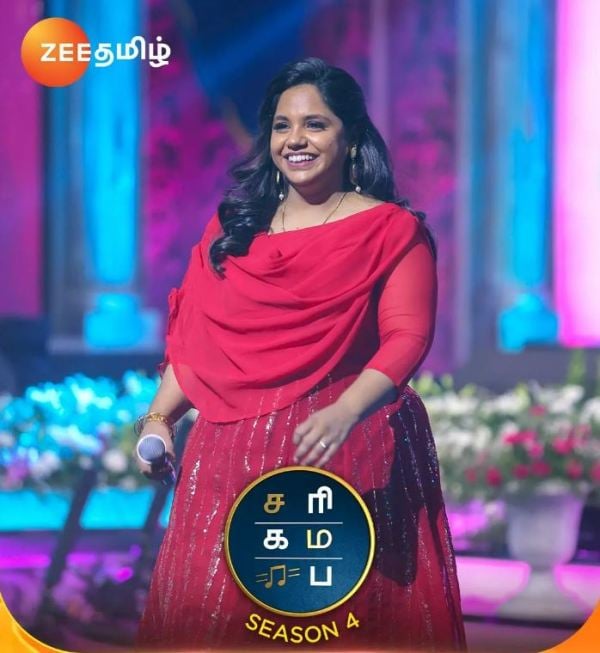 Saindhavi in the reality show 