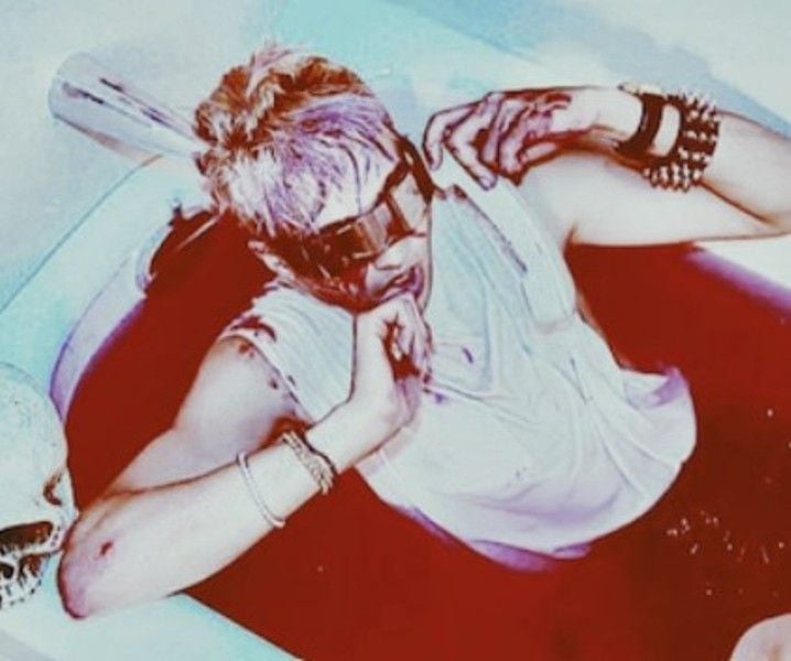 Saint Von Colucci clicked during a photoshoot