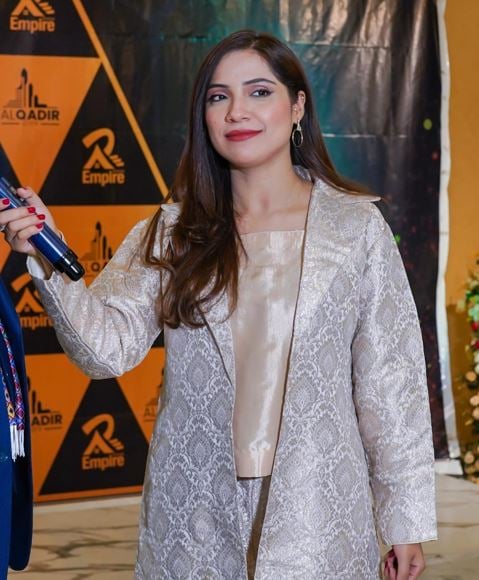 Sajal Malik hosting a local event