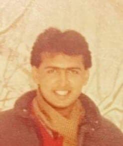 Sajid Tarar in his youth