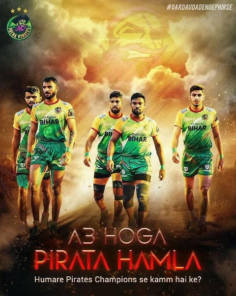 Sajin Chandrasekar in a promo of season 10 of the Pro Kabaddi League