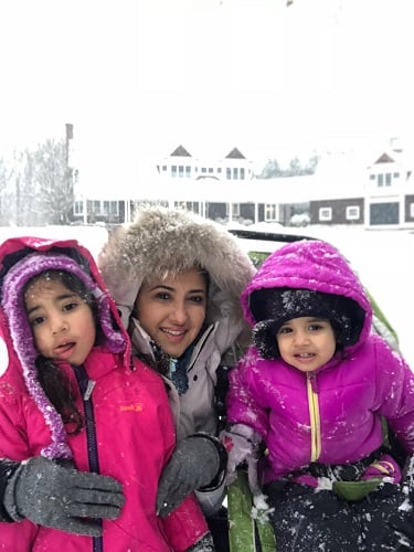 Sakshi Shivanand during her trip