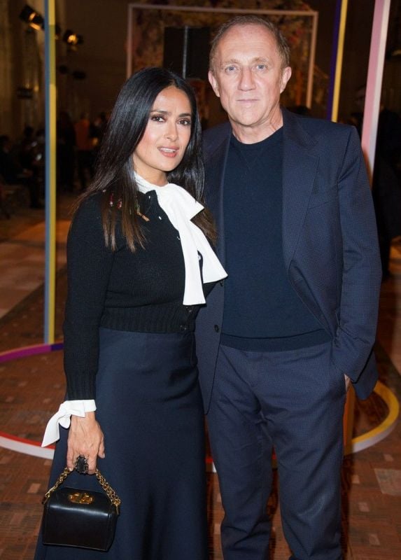 Salma Hayek with François-Henri Pinault
