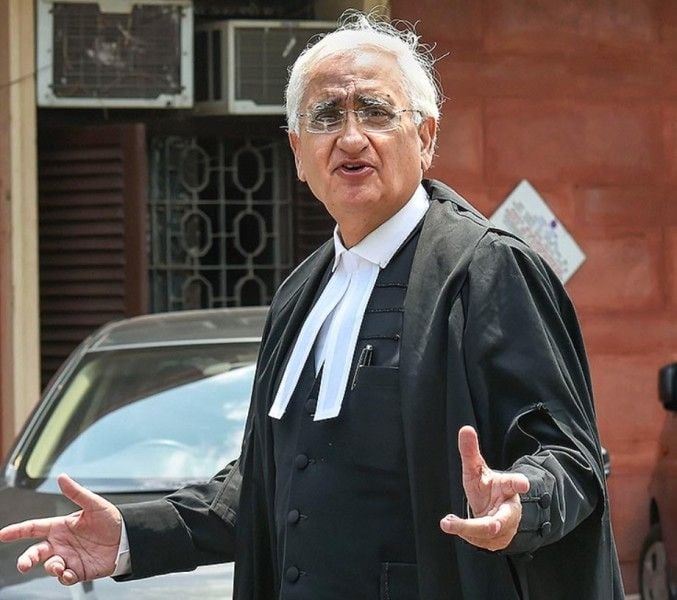 Salman Khurshid during a hearing at the Supreme Court of India