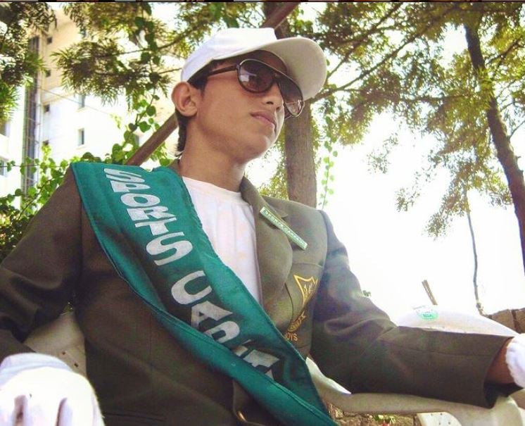 Salman Zaidi in his school days