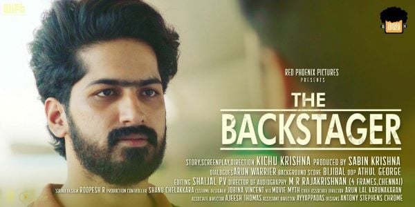 Salmanul Faris on the poster of the short film The Backstager