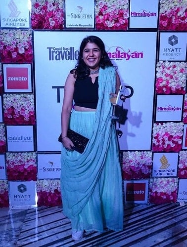 Saloni Kukreja with her award