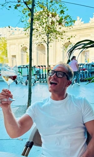 Salvador Zerboni during his vacation