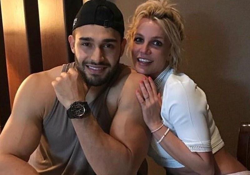 Sam Asghari and Britney Spears