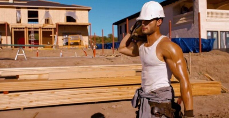 Sam Asghari in a scene from Fifth Harmony