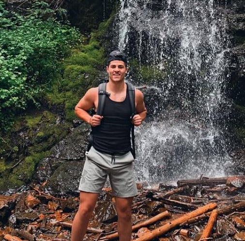 Sam Phalen during a trip