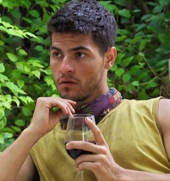 Sam Phalen while enjoying an alcoholic beverage