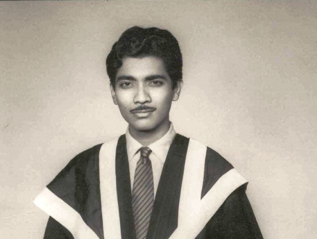 Sam Pitroda during his college time