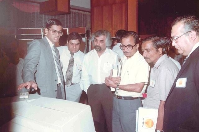 Sam Pitroda during C-DAC program