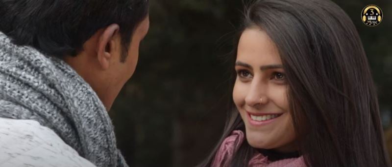 Samaira Thakur in a still from the music video of the song