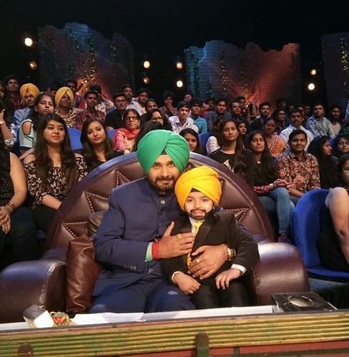 Samarth Chauhan as Navjot Singh Sidhu in The Kapil Sharma Show