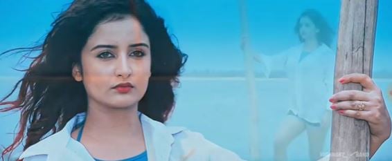 Sambhabana Mohanty featured in the music video of the song Saajna