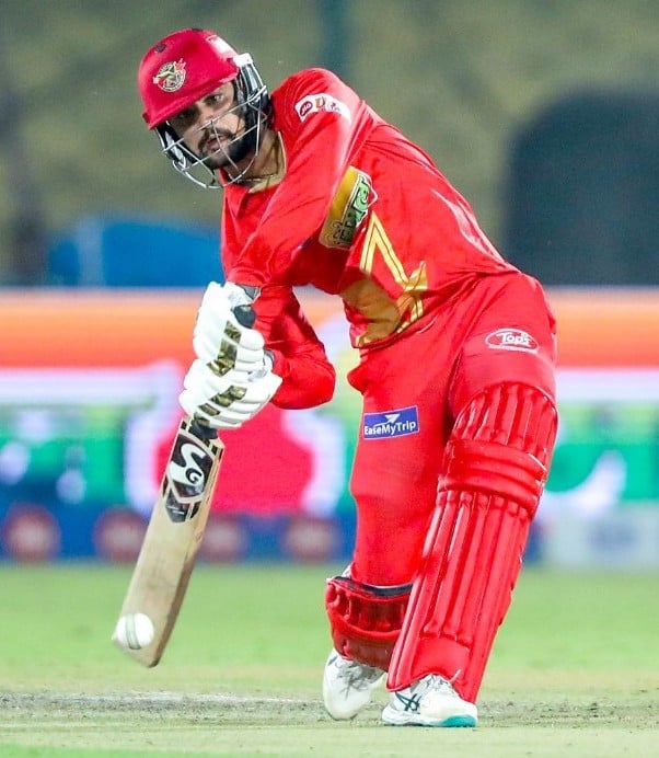 Sameer Rizvi playing for Kanpur Superstars in the 2023 UP T20 League