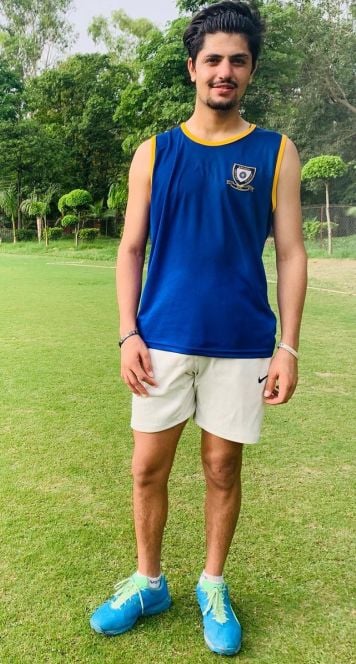 Sameer Rizvi when he used to play for Uttar Pradesh in Ranji Trophy