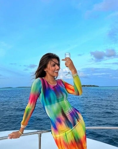 Samie Elishi during her vacation