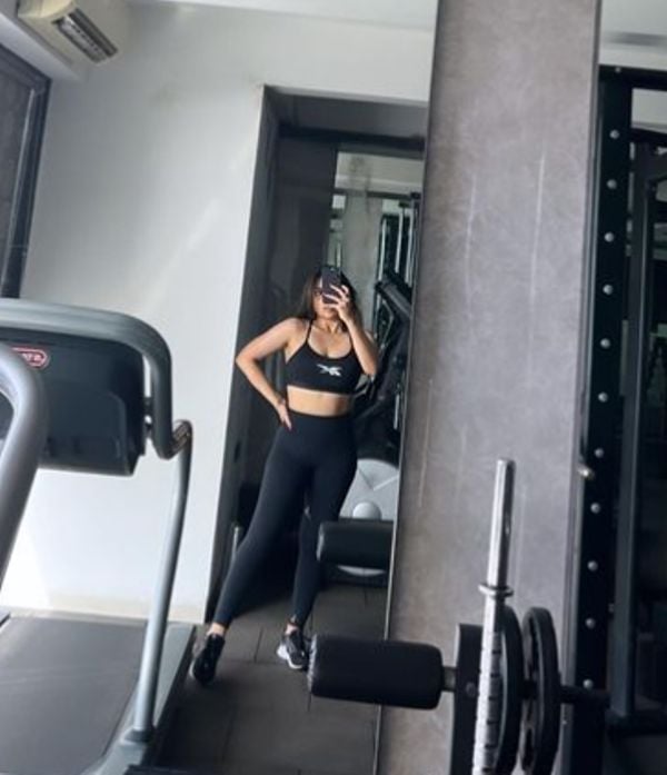Samiksha Pednekar at the gym