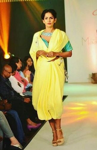 Samyuktha Karthik Walking the Ramp