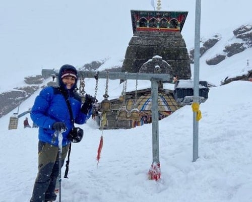 Samyuktha Menon during one of her trips