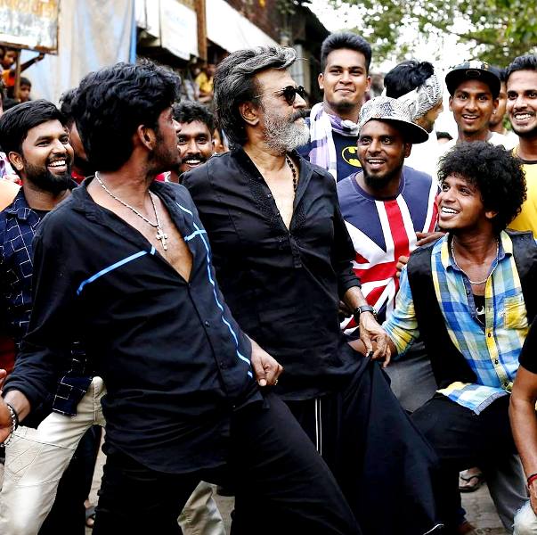 Sandy With Rajinikanth On The Sets Of Kaala