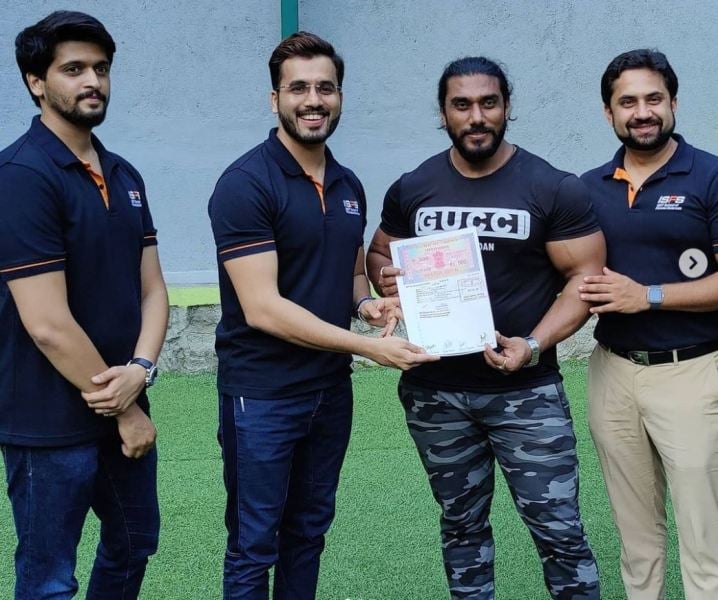 Sangram Chougule after joining the ISST School of Fitness Sciences (ISFS) as its director and ambassador