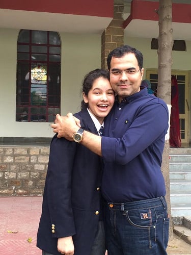 Sanidhi Singh during her school days