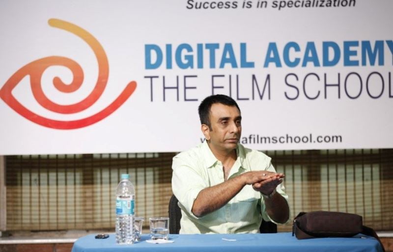 Sanjay Gadhvi during a masterclass