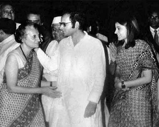 Indira Gandhi, Sanjay Gandhi And Maneka Gandhi