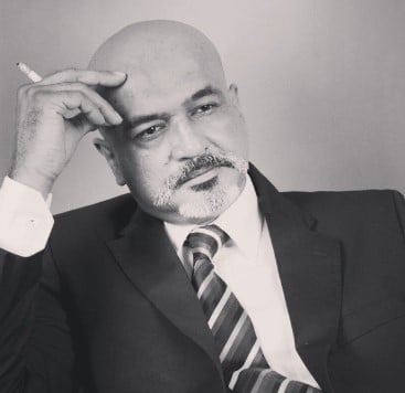 Sanjay Nath while enjoying a cigarette