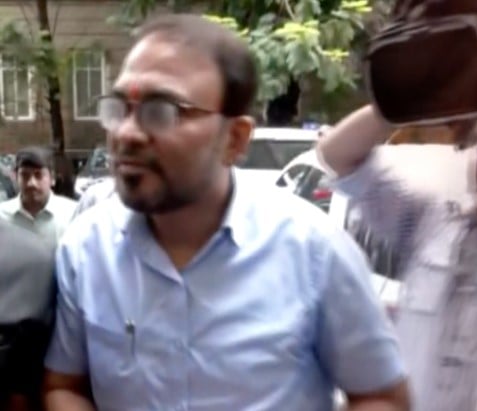 Sanjeev Jaiswal clicked outside the ED office