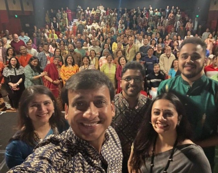 Sankarshan Karhade after his performance in Sydney, Australia