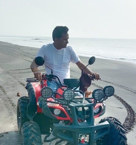 Sanoj Mishra during a trip