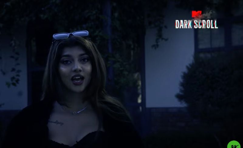 Sanskruti Salunke in a still from the Hindi reality TV show titled 