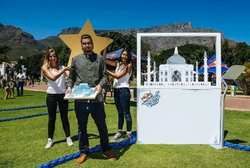 Santanu Hazarika after winning the 2014 Red Bull World Doodle Art Championship