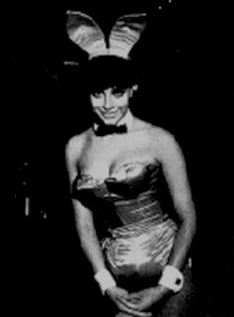 Sara Lowdns at a Playboy club