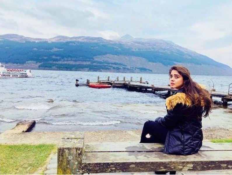 Sara Razi picture from her trip to Scotland 