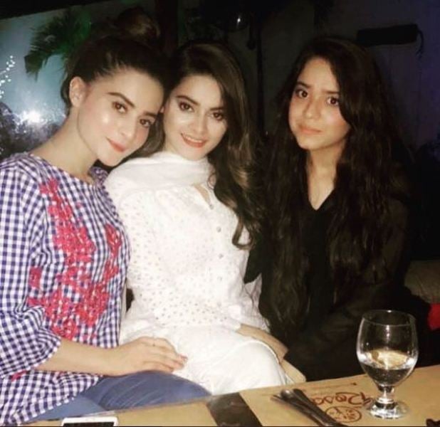 Sara Razi with Minal Khan and Aiman Khan