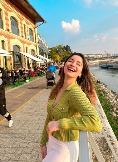 Sara Tendulkar during one of her vacations